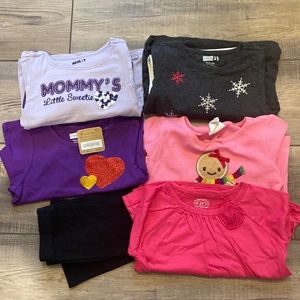 Crazy 8 Girls Outfits/Tops 12-18 months (7 items)